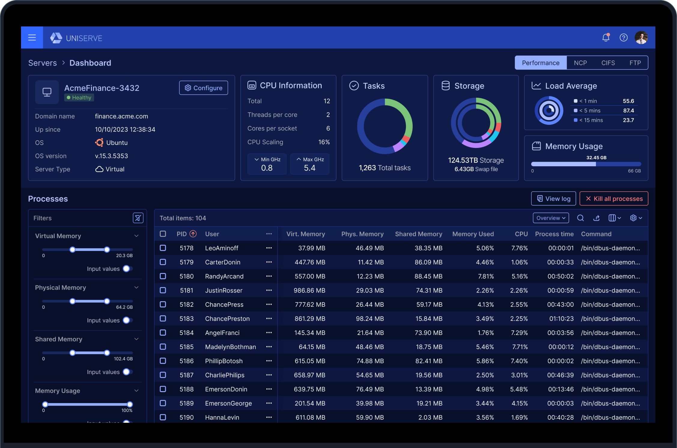 Dark theme